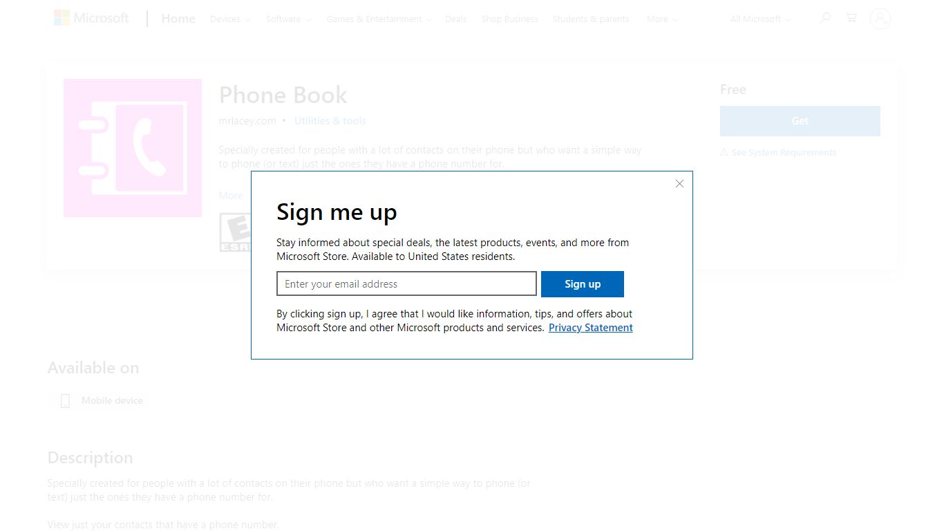 Get Phone Book - Microsoft Store